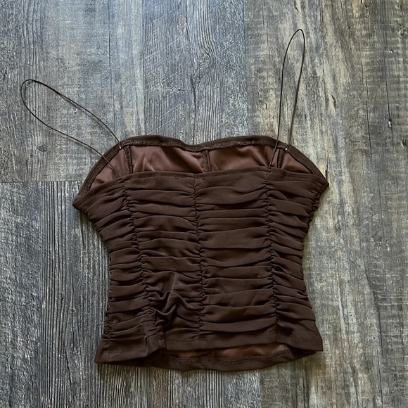 Brown crop top - Picture 2 of 2